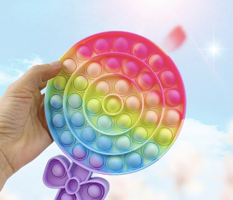 Jumbo Push Pop Fidget Sensory -Lollipop collection