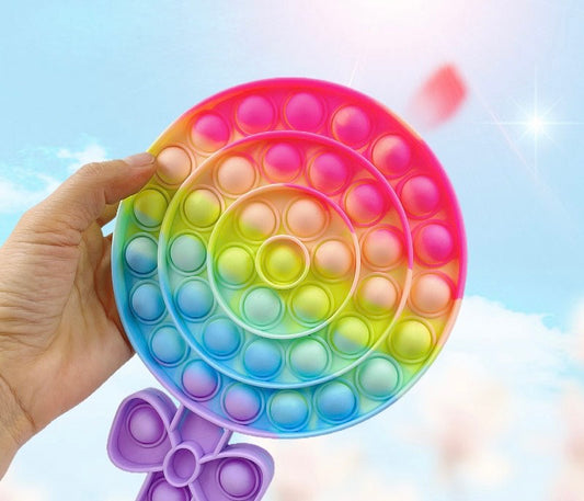Jumbo Push Pop Fidget  Sensory -Lollipop collection